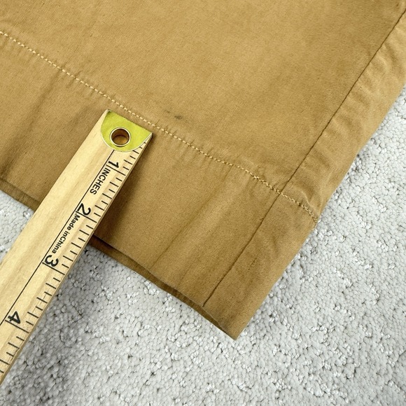 Maeve Colette Wide Leg Cropped Pants Camel Twill 31 Tall Anthropologie $128 - Picture 6 of 12